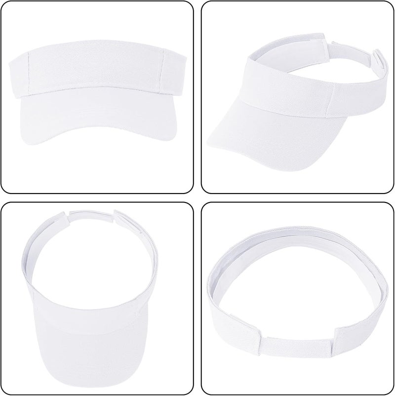 Rbenxia 1PC Adjustable Sport Visors Sun Visor Hats Cap Visors for Women and Men - Image 3